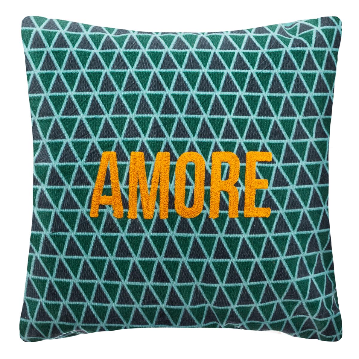 HOUSSE COUSSIN BRODEE AMORE 40X40CM