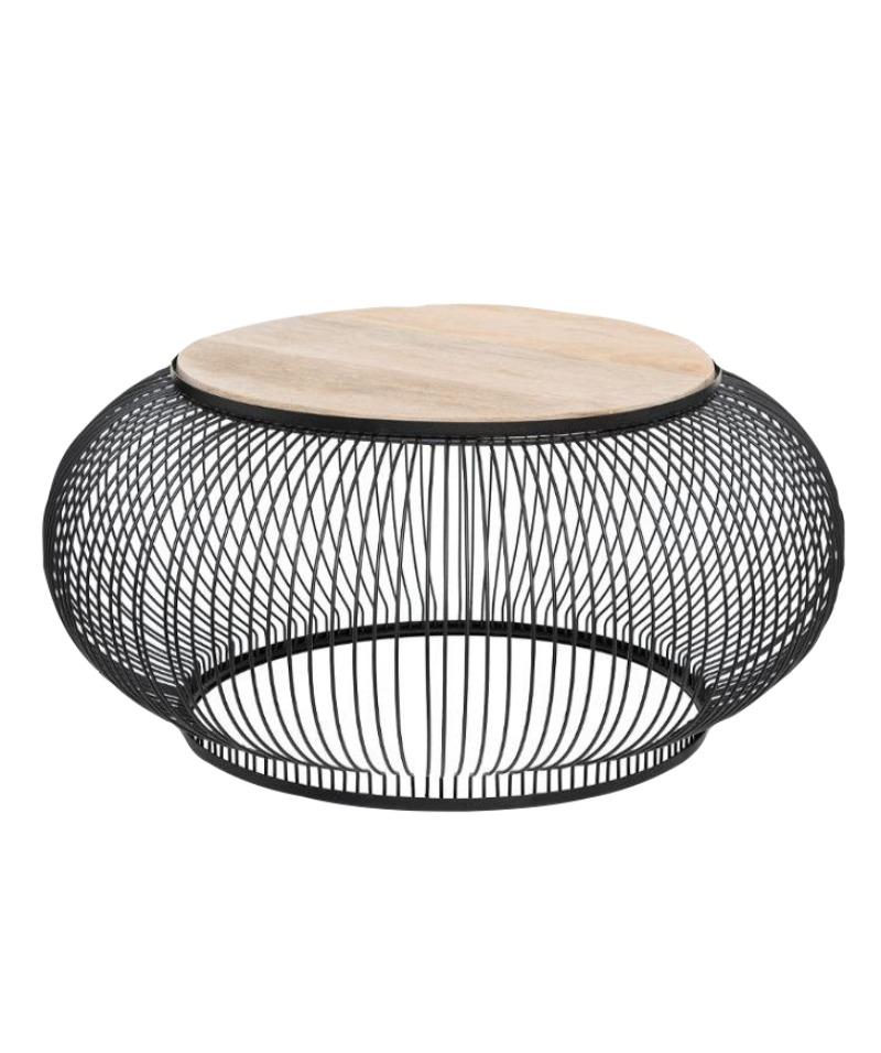 TABLE BASSE ESTHER D.90X41CM