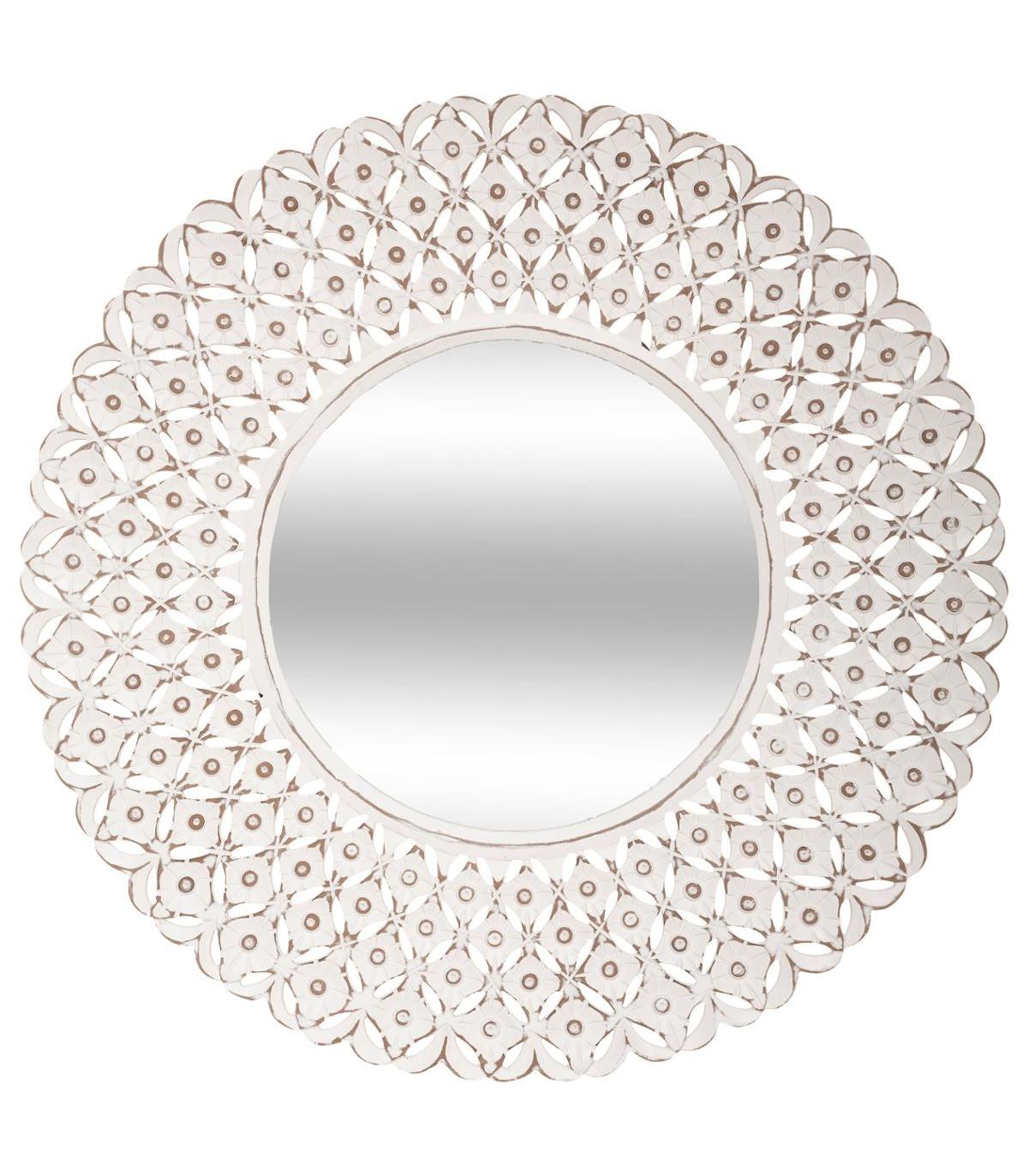 MIROIR SCULPTE FANNY D.75CM