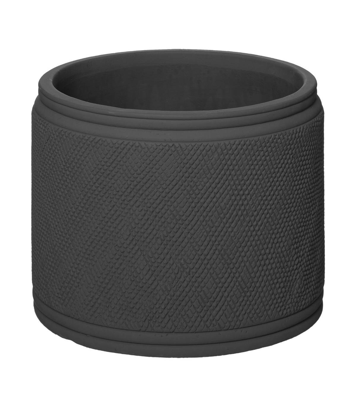 POT CIMENT ARDOISE HOUSE D.30X28CM