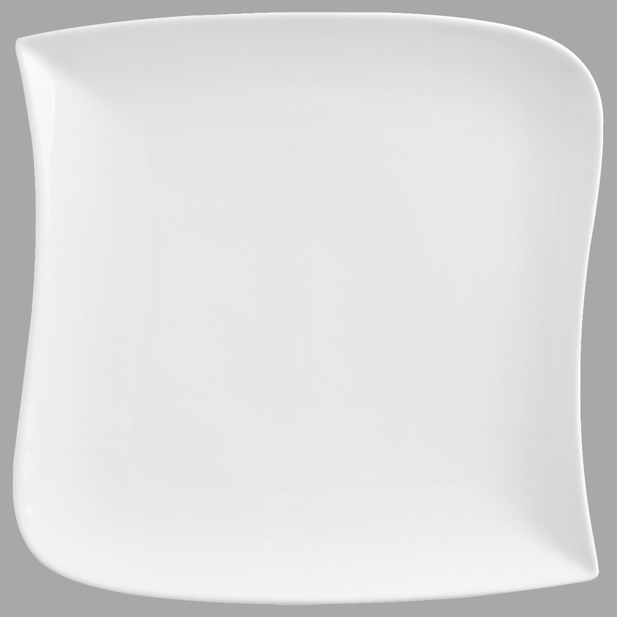 ASSIETTE DE PRESENTATION VAGUE BLANC