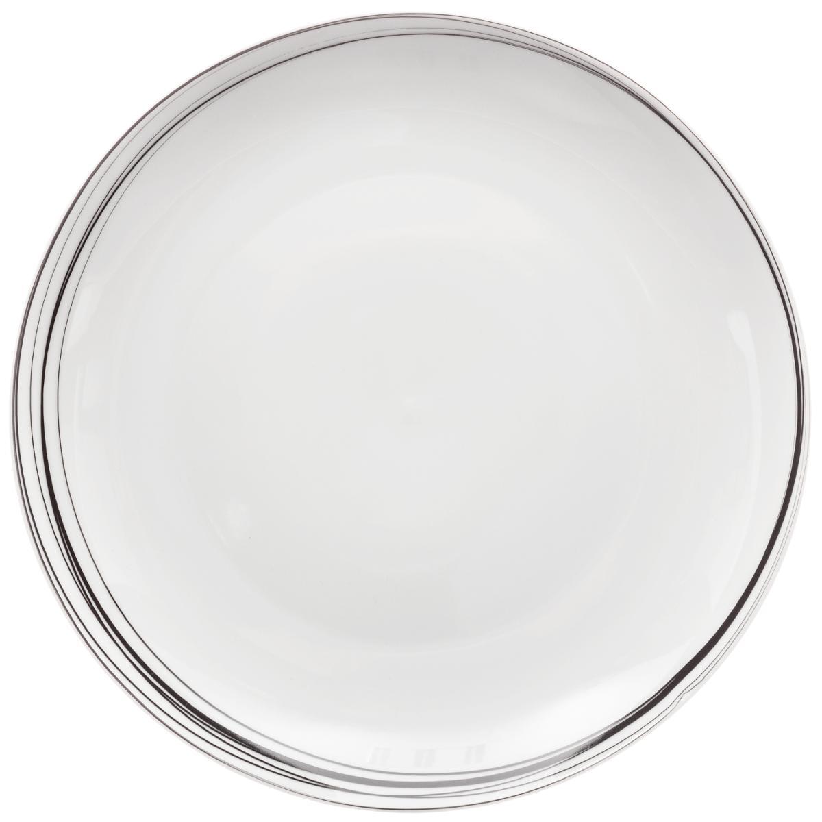 ASSIETTE PLATE SOFT GREY 27CM
