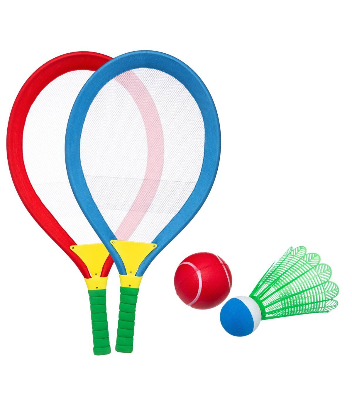 SET 2 RAQUETTES DE BADMINTON AVEC 2 BALLES