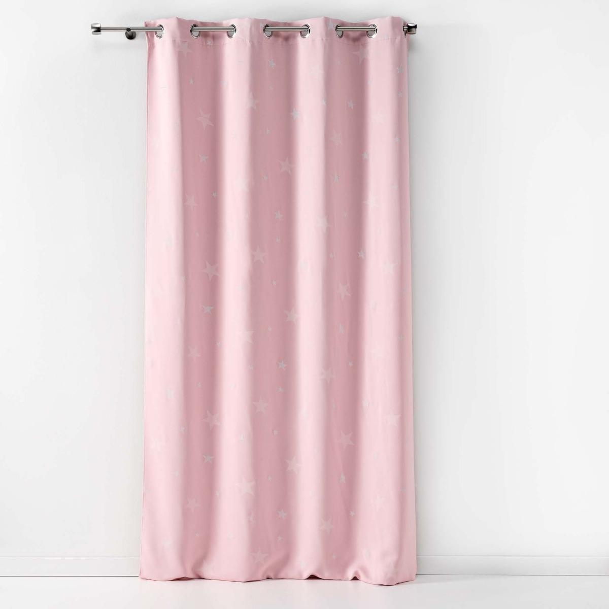 RIDEAU 140 X 240 CM OCCULTANT PHOSPHORESCENT NIGHT ROSE