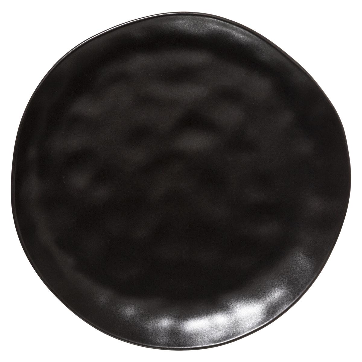 ASSIETTE PLATE TERRE O NOIRE 26CM