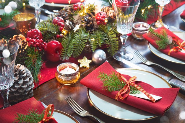 Serviette de table jetable couleur or pour Noël, fêtes de fin d'année