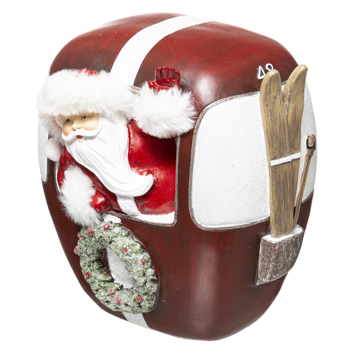 TELECABINE PERE NOEL H.20CM