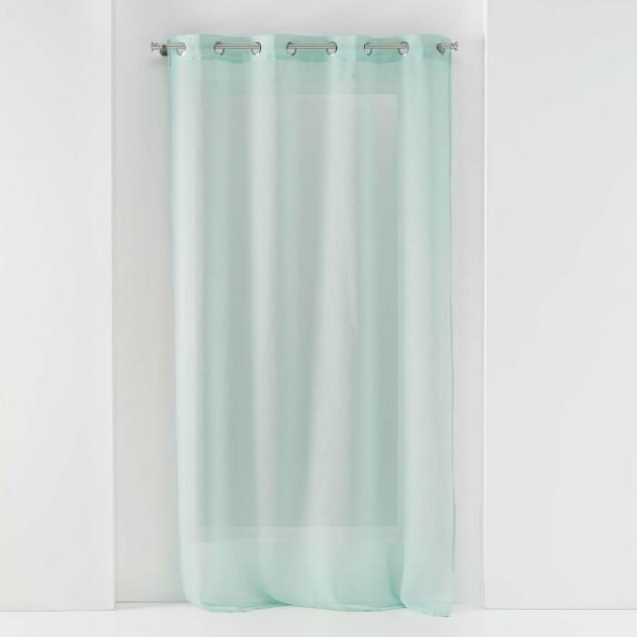 PANNEAU A OEILLETS 140X240CM VOILE SABLE SANDRA MENTHE