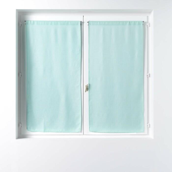 PAIRE DROITE PASSE TRINGLE 2X60X90CM SOANE MENTHE