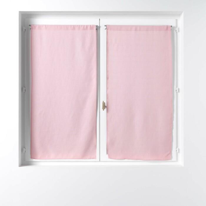PAIRE DROITE PASSE TRINGLE 2X60X160CM SOANE ROSE
