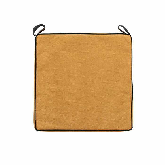 COUSSIN DE CHAISE 40X40X4 CM UNI WATERPROOF SIESTA JAUNE