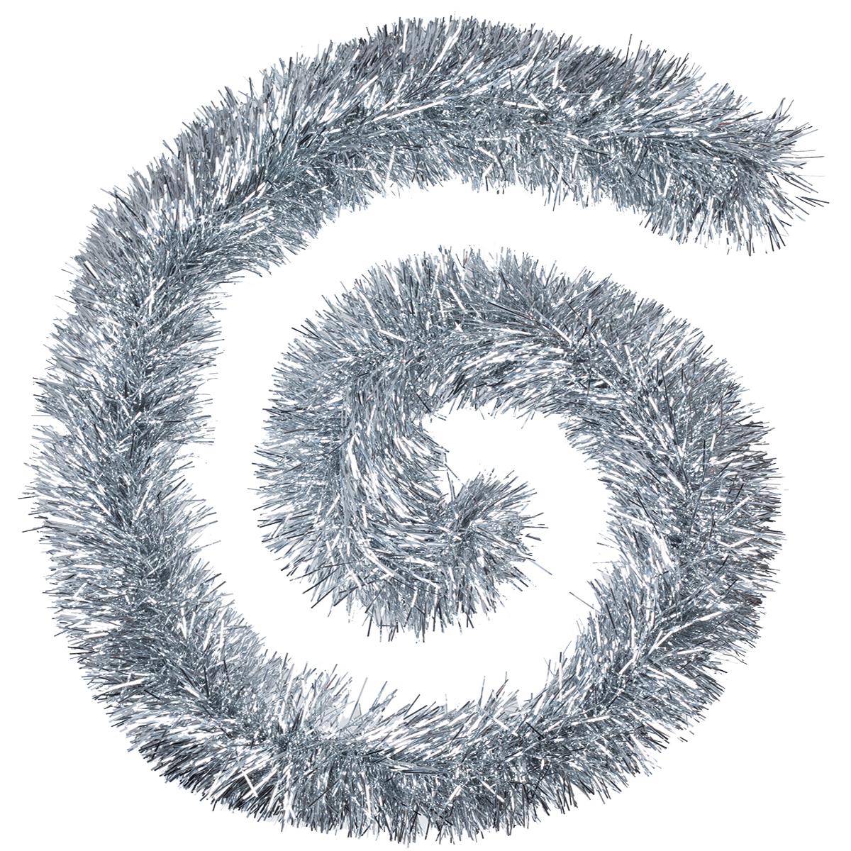 GUIRLANDE DE NOEL BOA 150X8X2M ARGENT