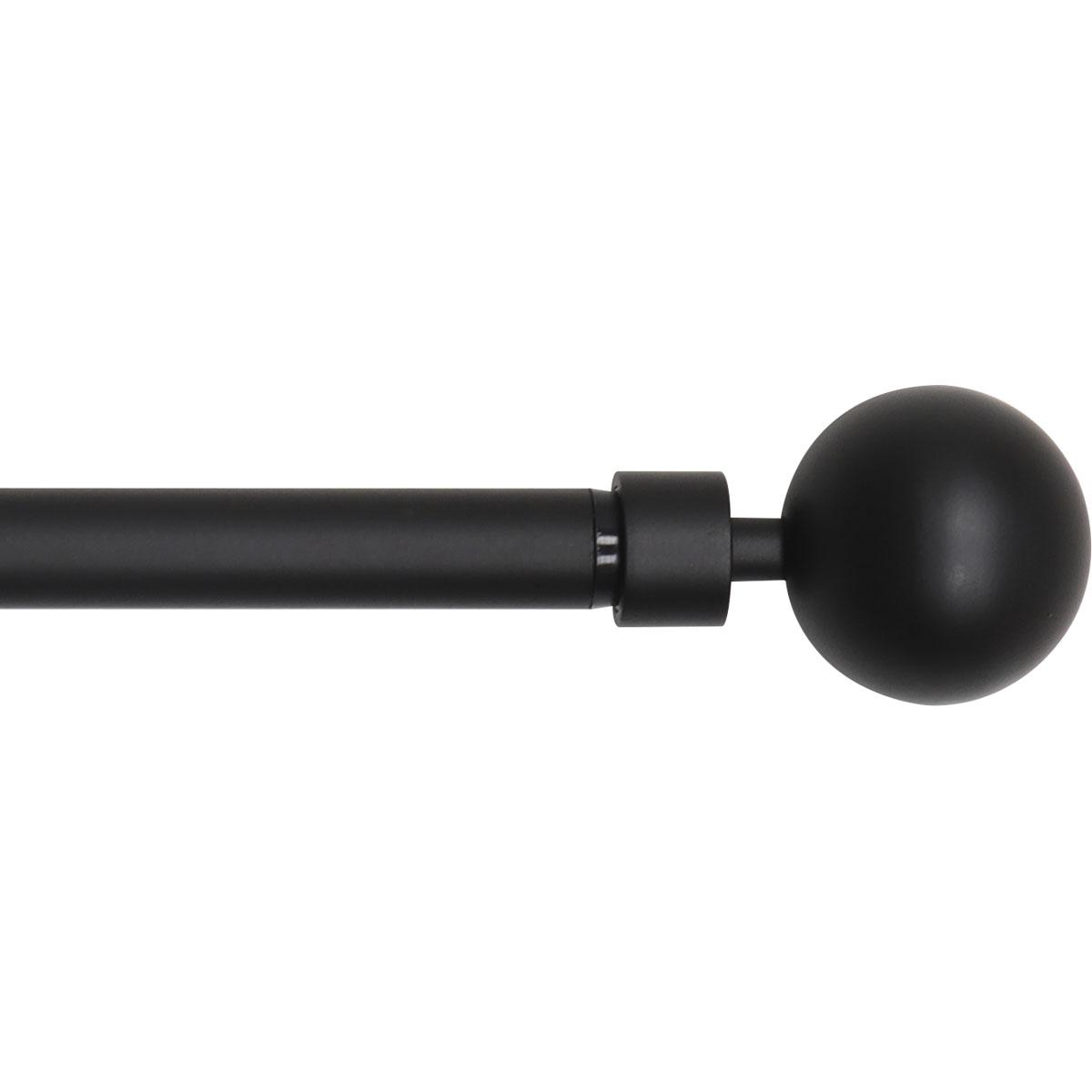 KIT EXT D.19CM EMBOUT BASIC NOIR MAT