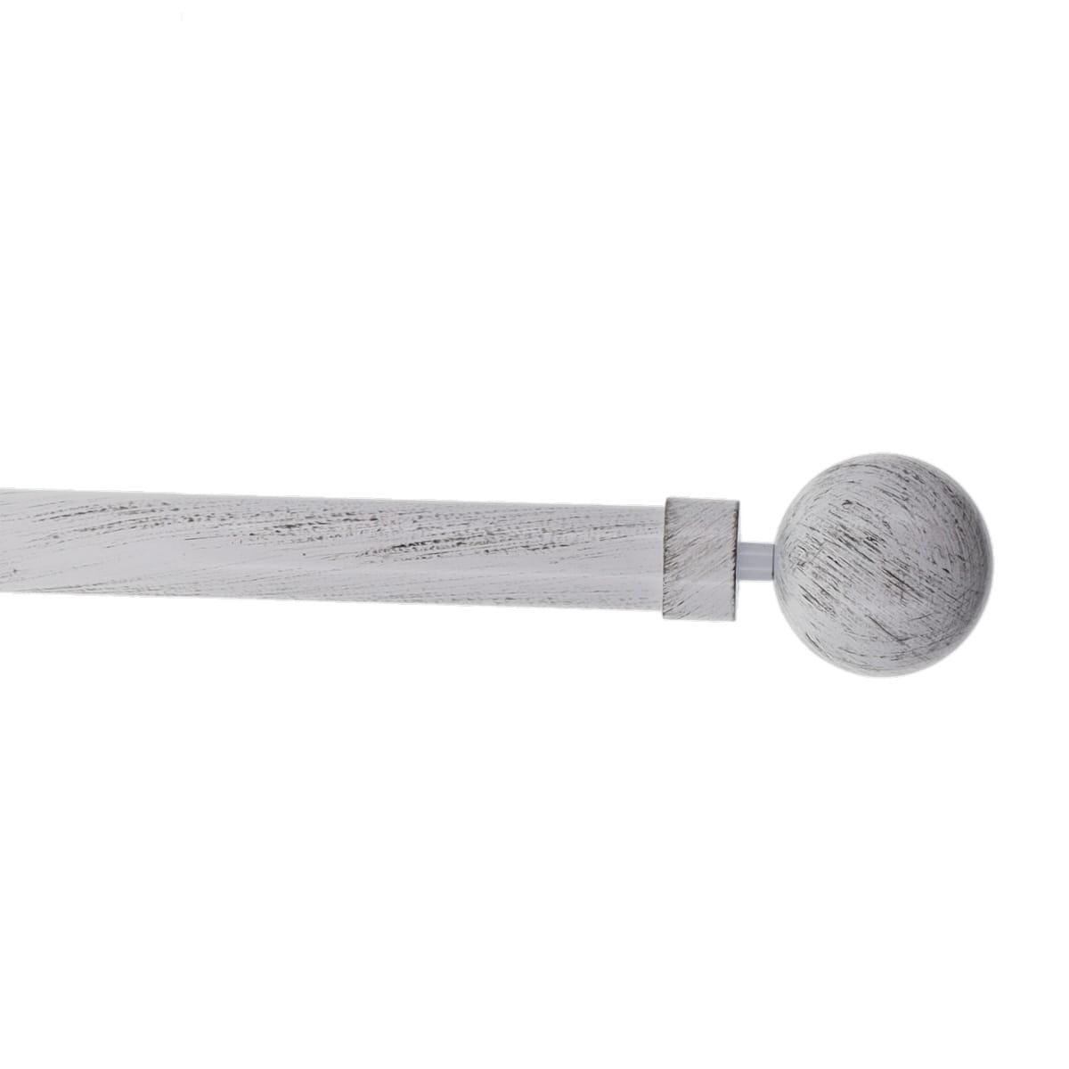 KIT EXT 210 380CM D.28MM EMBOUT GAIA BLANC NOIR