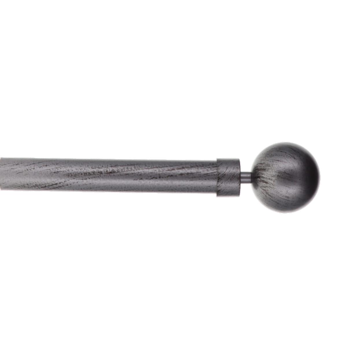 KIT EXT 210 380CM D.28MM EMBOUT GAIA GRIS NOIR