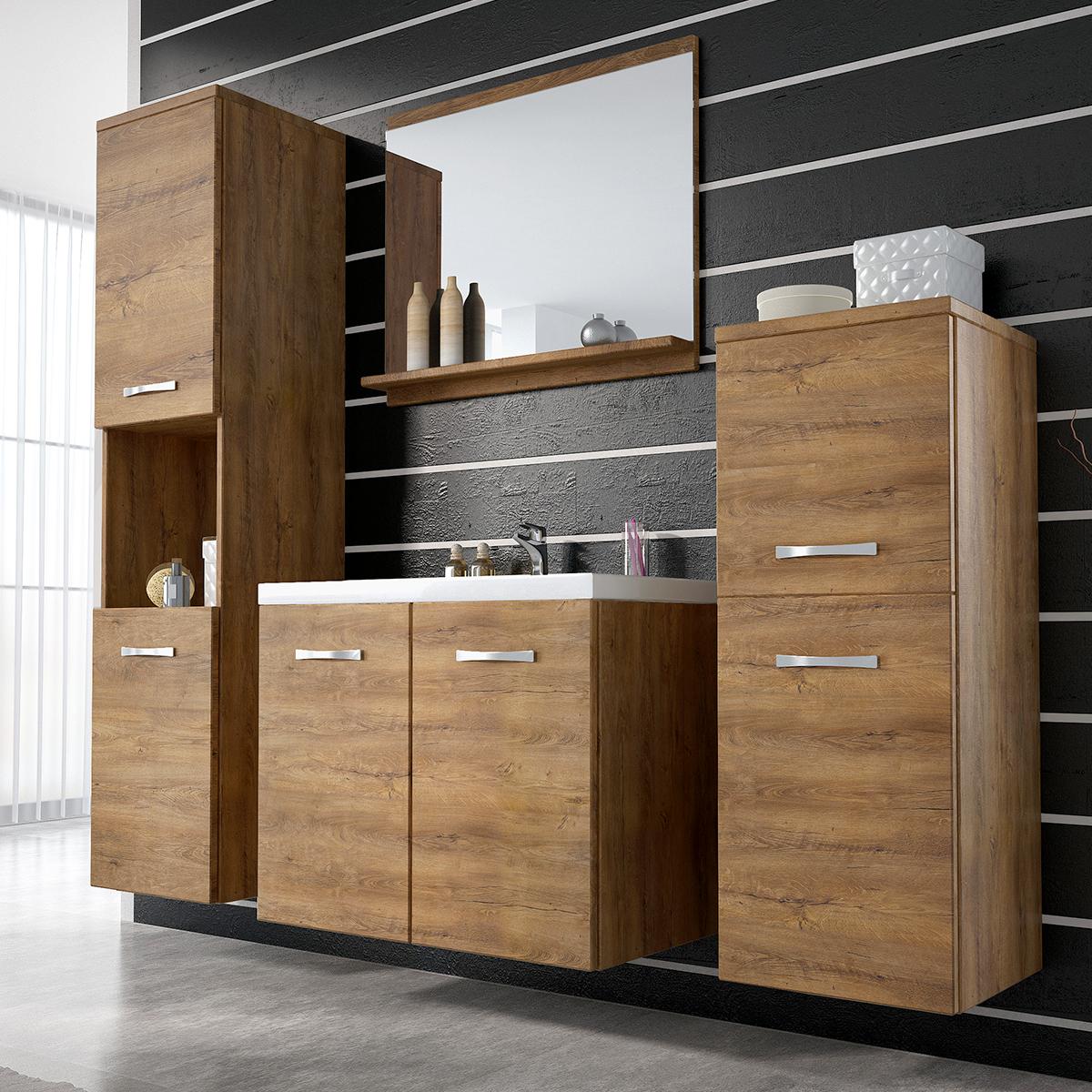 MEUBLE DE SALLE DE BAIN SUSPENDU MIROIR VASQUE C