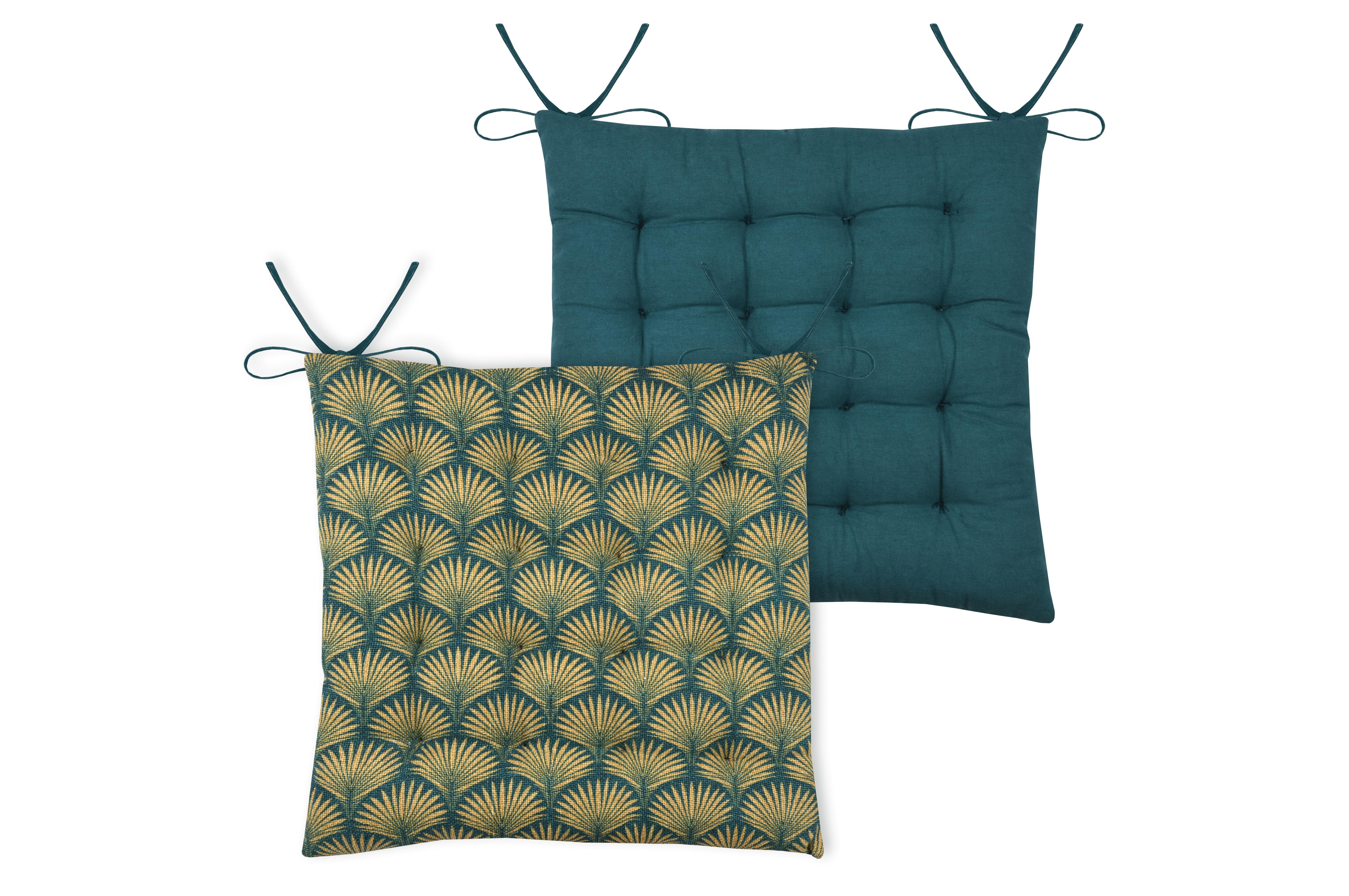 GREENMOOD GALETTE 38X38CM EMERAUDE