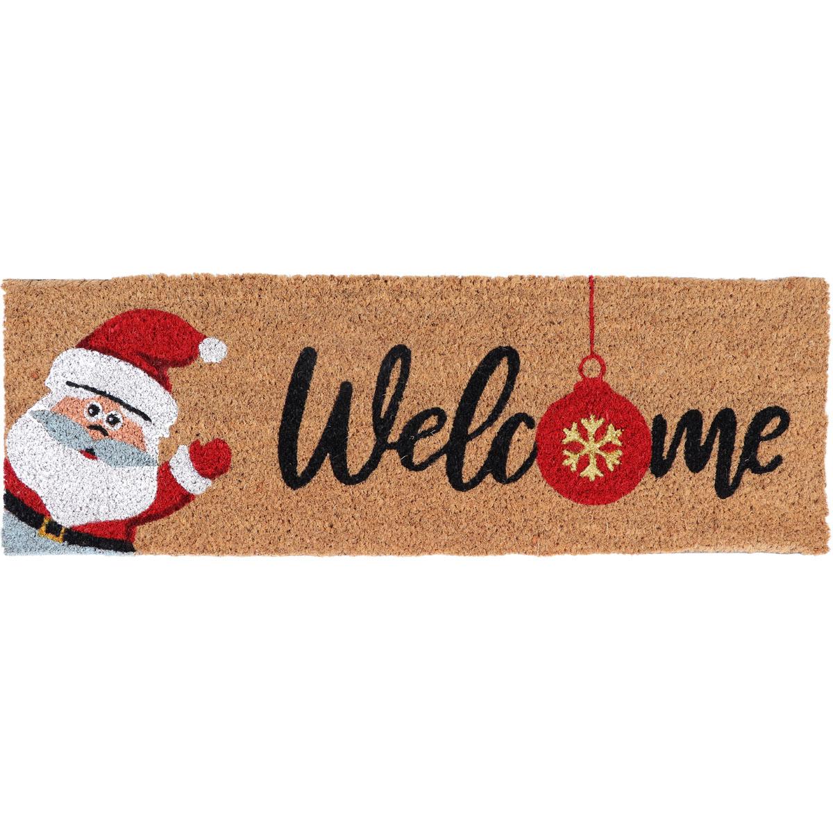 TAPIS COCO 25X75CM IMPRIME WELCOME