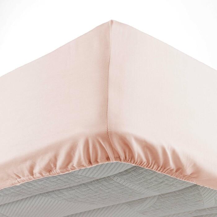 DRAP HOUSSE 140X190CM UNI OSCAR NUDE