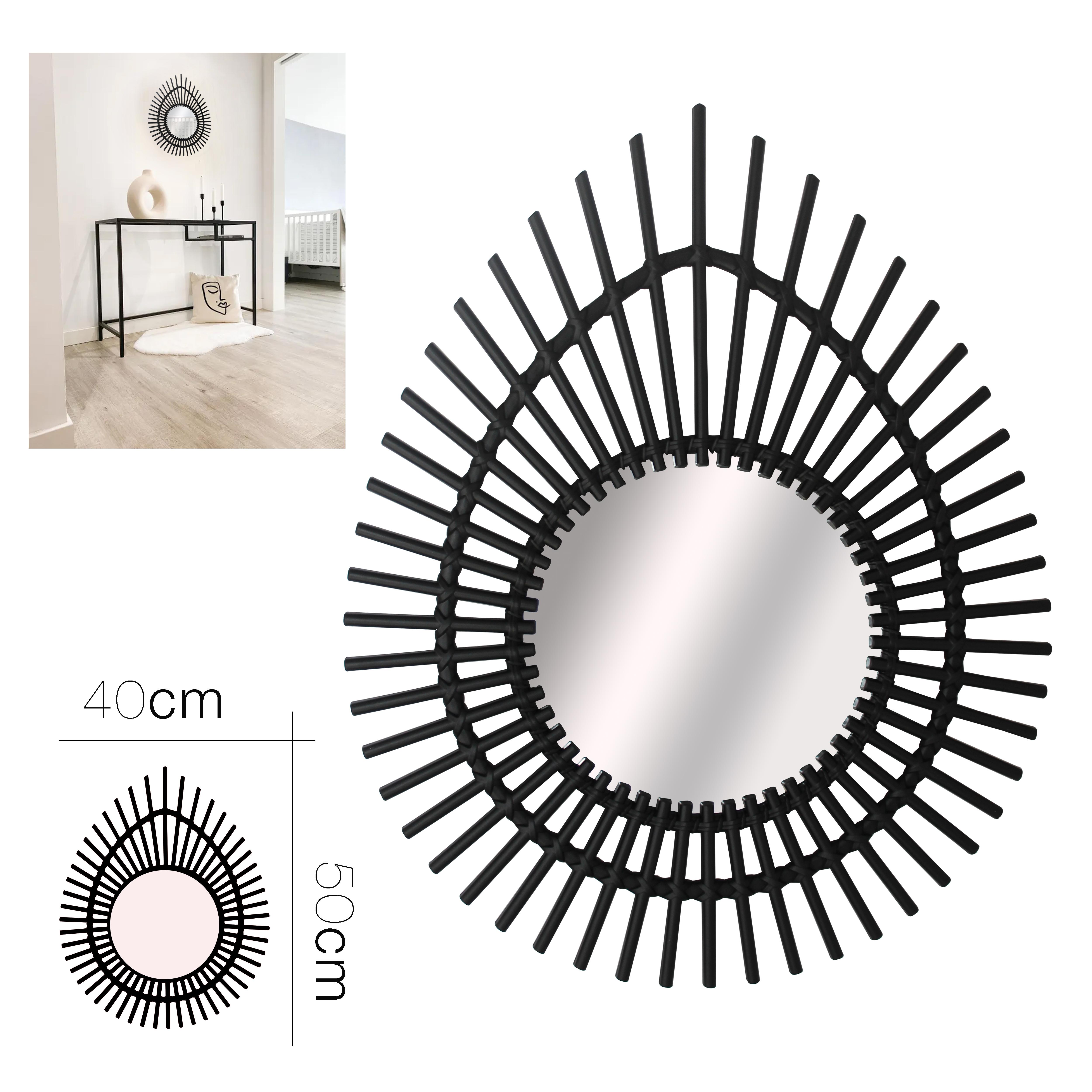 MIROIR BAMBOU 50X40CM