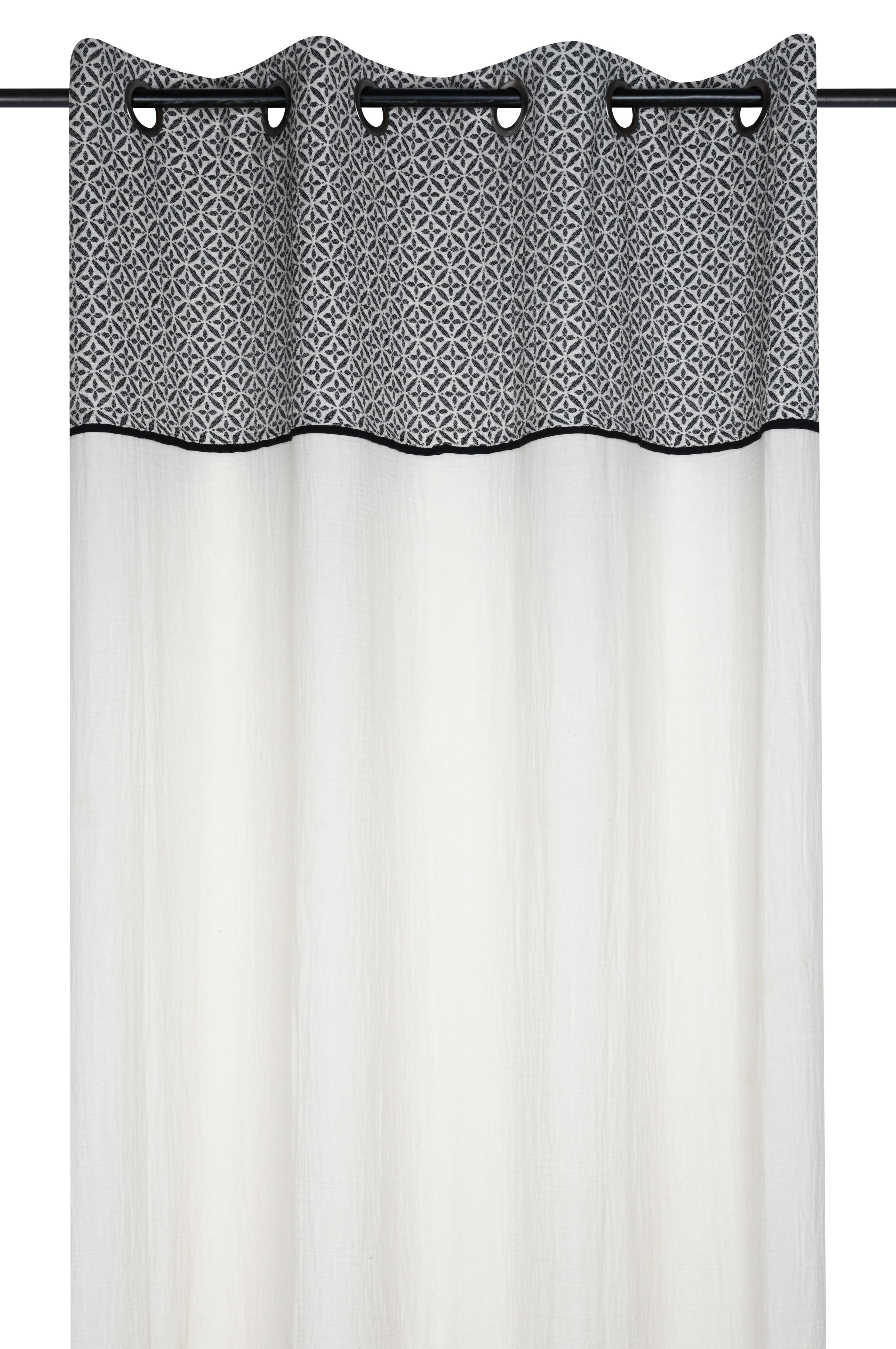 PRINCETON RIDEAU 140X260CM OEIL ARDOISE