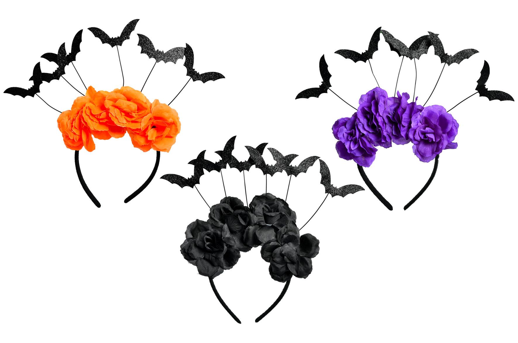 SERRE TETE A FLEURS 25X22X5CM