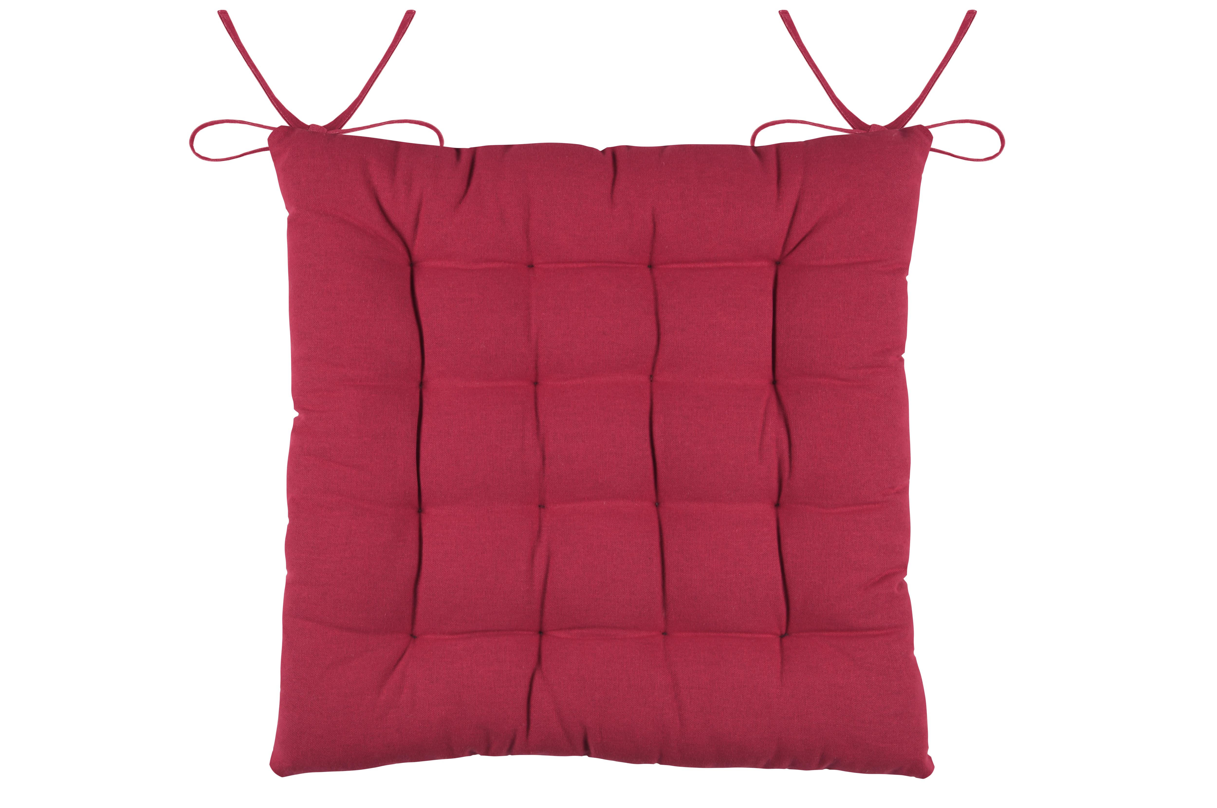 GALETTE DUO 38X38CM ROUGE