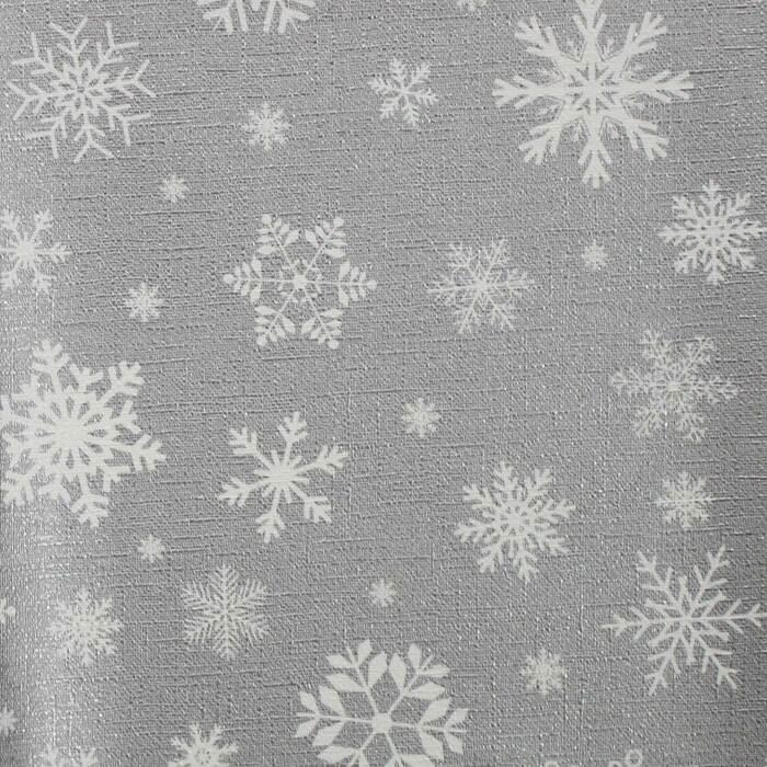 TOILE CIREE RLX 1 40MX20M PVC IMPRIME CHRISTMAS TIME BLANC