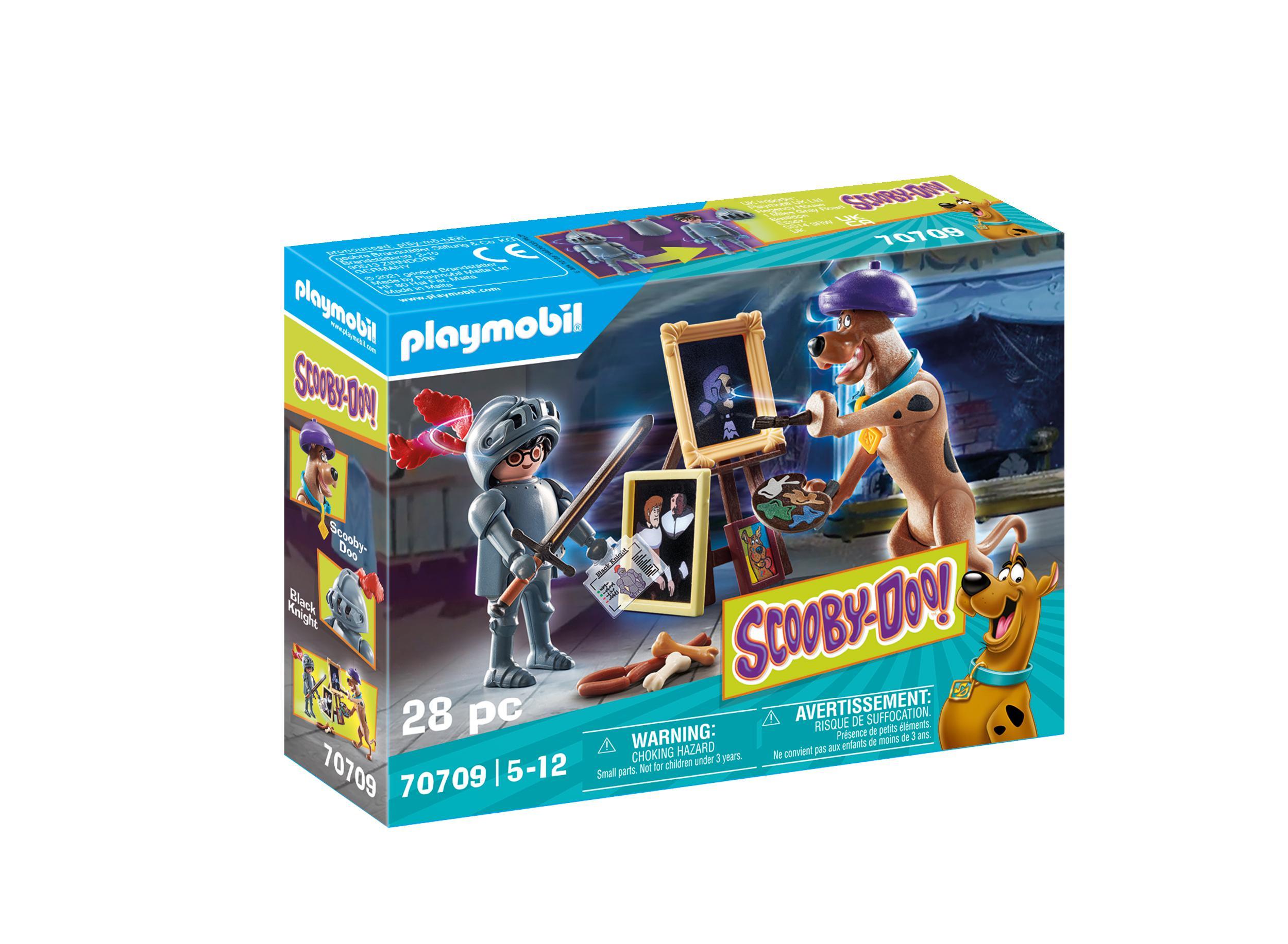 PLAYMOBIL SCOOBY DOO AVEC CHEVALIER NOIR