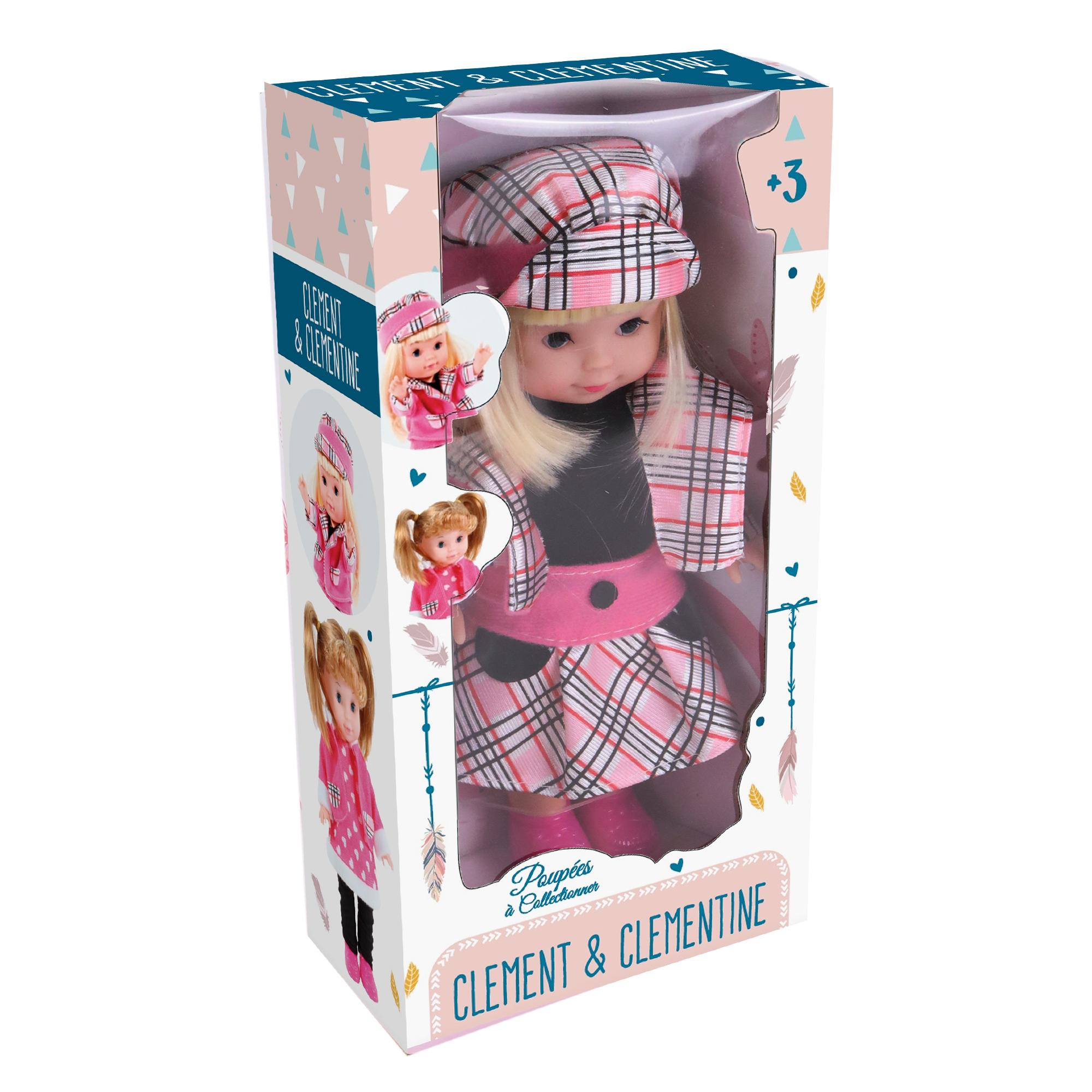 POUPEE CHAPEAU 25CM