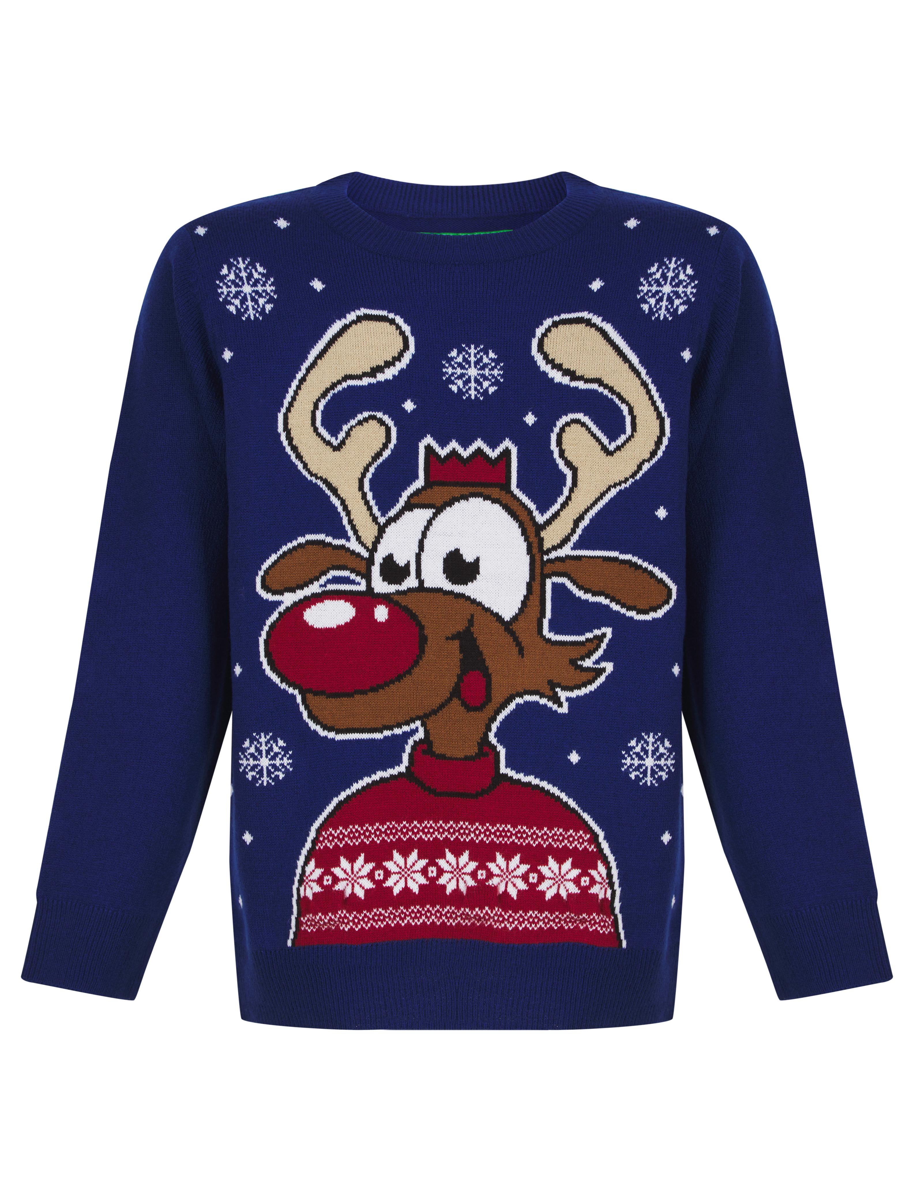 PULL NOEL ENFANT RENNE LED