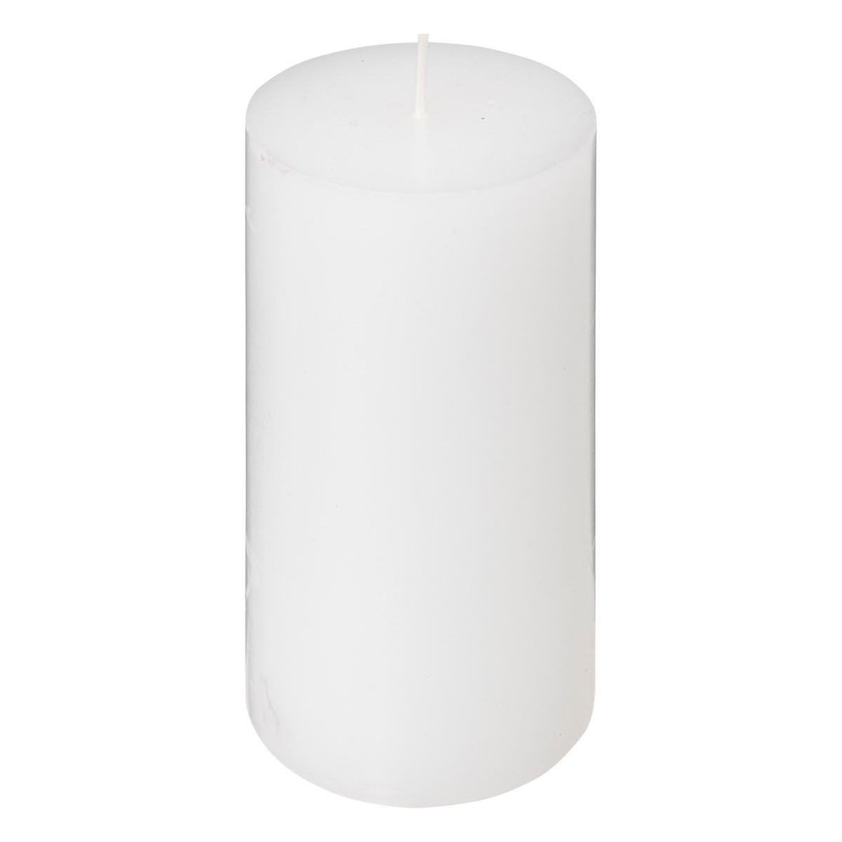 BOUGIE RONDE BLANC 355G 6.8X14CM