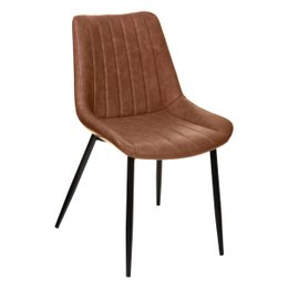 CHAISE DINER COGNAC OLWEN
