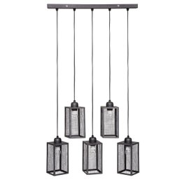 SUSPENSION X5 METAL HUNE NOIR L.28CM