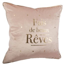 COUSSIN REVES DORE 40X40CM