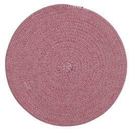 SET TABLE COTON ROUGE D.38CM