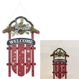 SUSPENSION LUGE ROUGE ORNEMENT HOUX