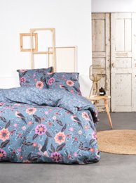 PARURE 200X210CM ET 2 TAIES OREILLERS 65X65CM 57 FILS 11.12