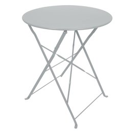 TABLE RONDE PLIANTE MIAMI GRIS