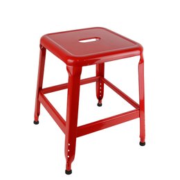 TABOURET METAL ROUGE PM M4