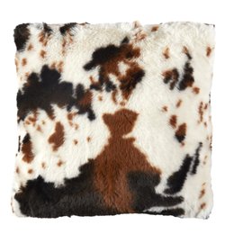 COUSSIN IMITATION PEAU VACHE 40X40CM