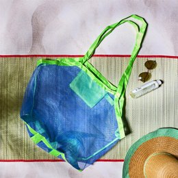 SAC FILET DE PLAGE 45X26CM
