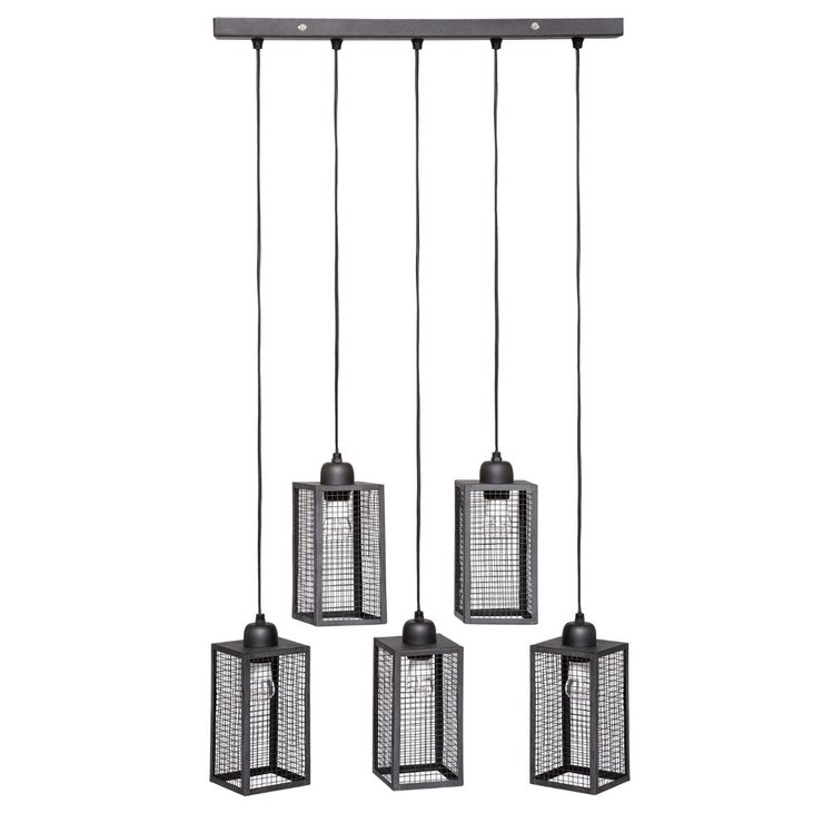 SUSPENSION X5 METAL HUNE NOIR L.28CM