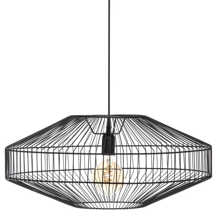 SUSPENSION METAL FIL VILAS NOIR D.57CM