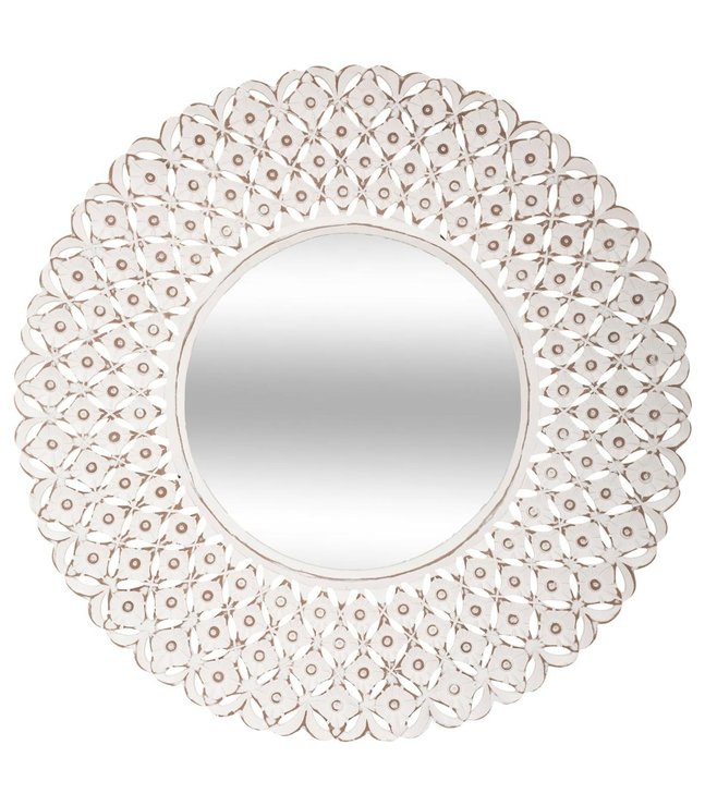 MIROIR SCULPTE FANNY D.75CM