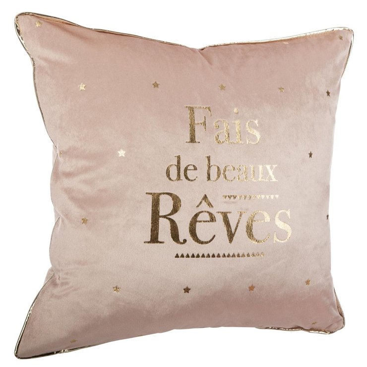 COUSSIN REVES DORE 40X40CM