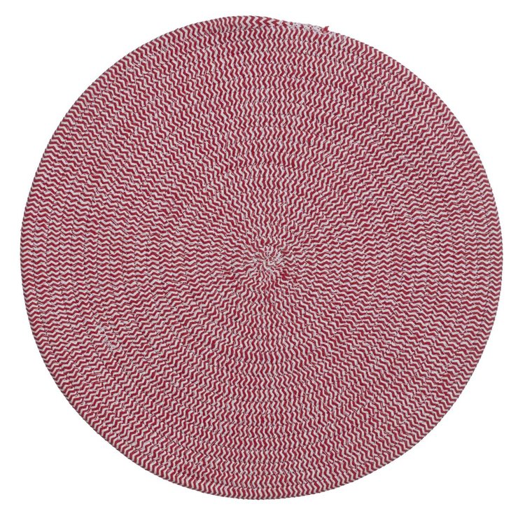 SET TABLE COTON ROUGE D.38CM