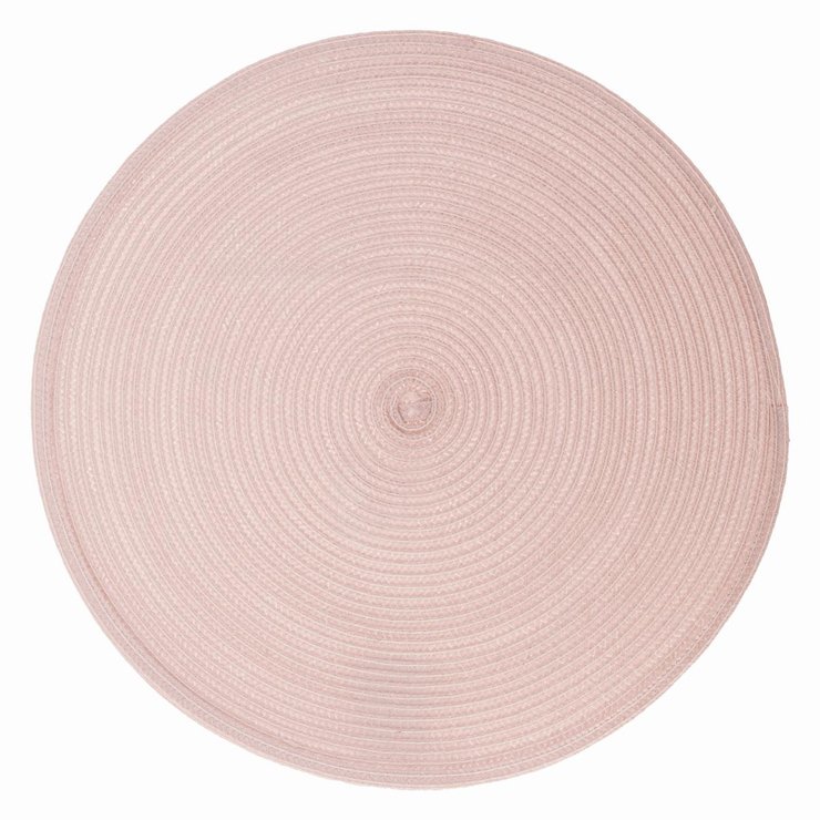 SET TABLE TRESSE ROND ROSE CLAIR