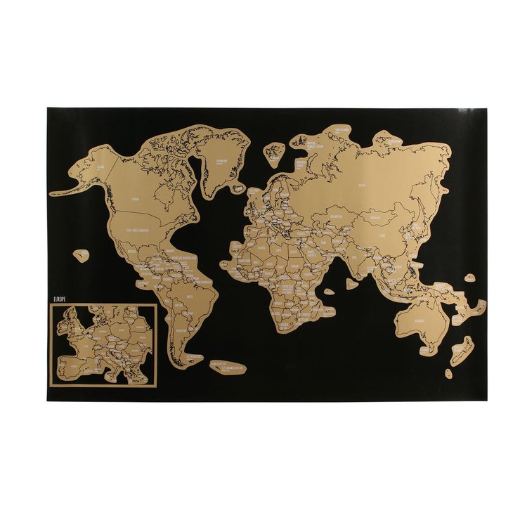 CARTE DU MONDE A GRATTER 40X60CM