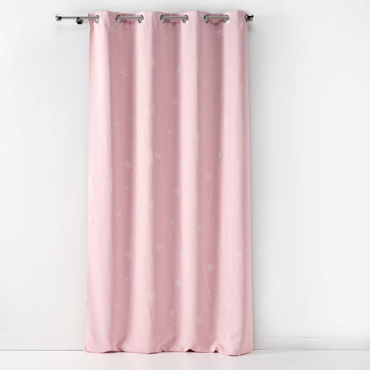 RIDEAU 140 X 240 CM OCCULTANT PHOSPHORESCENT NIGHT ROSE